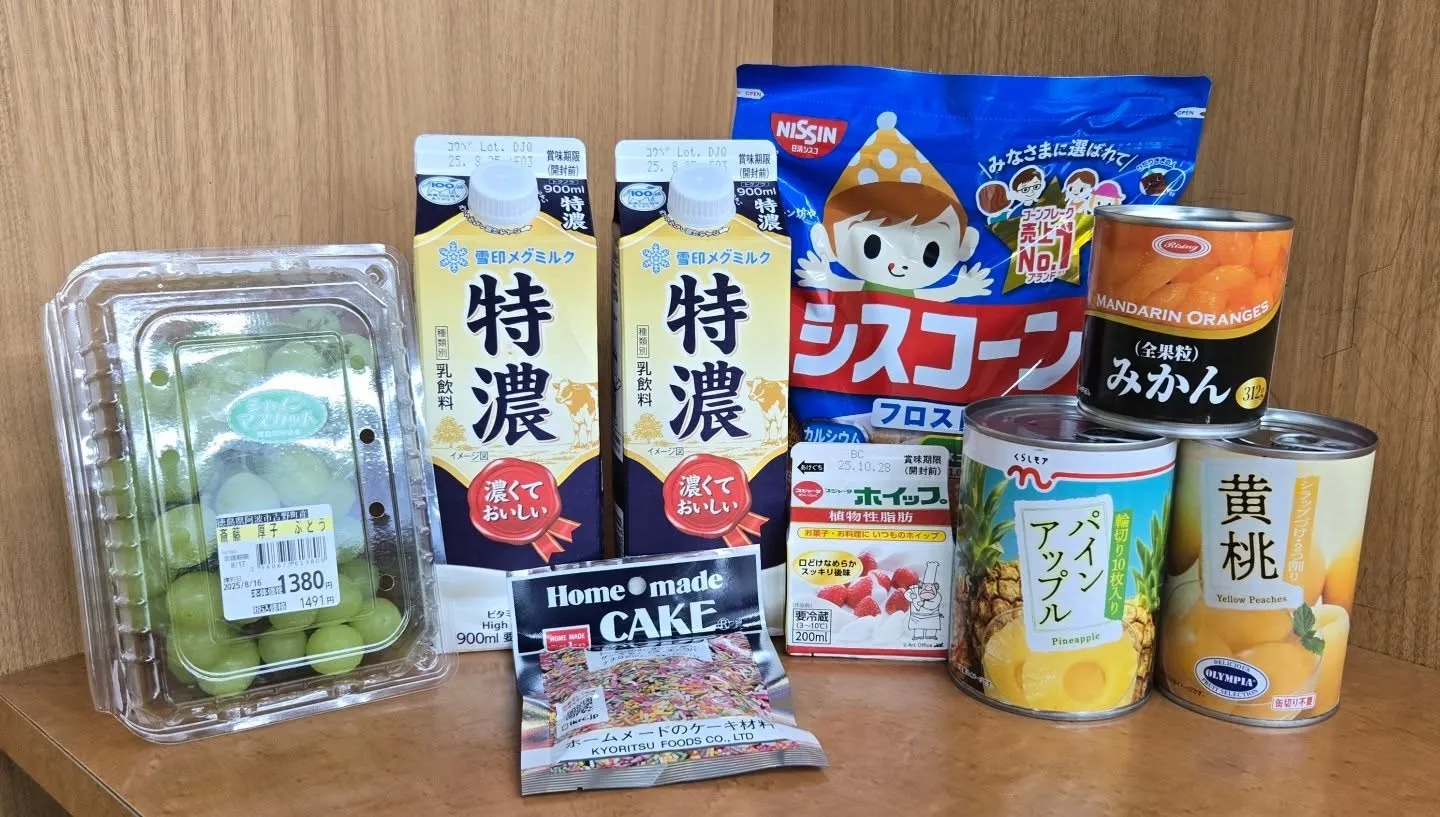 本日、アイスパフェ作成イベント実施しました🙆‍♂️