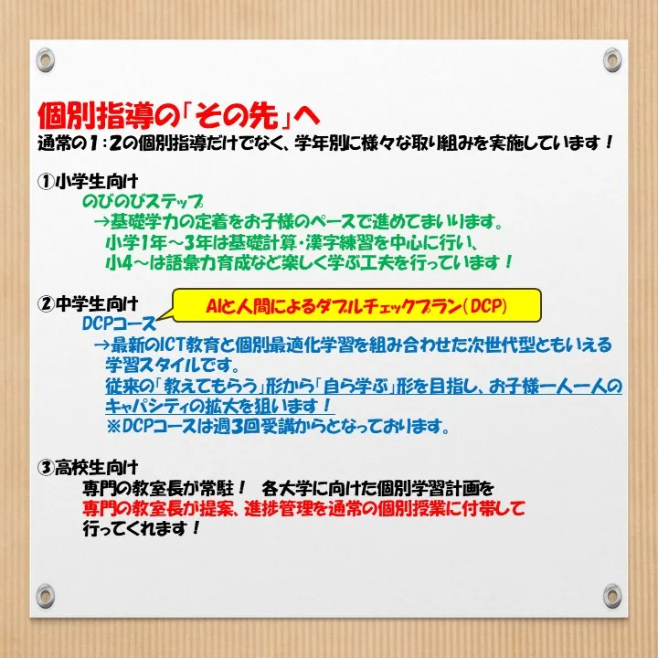 天王寺エリアの個別指導十九