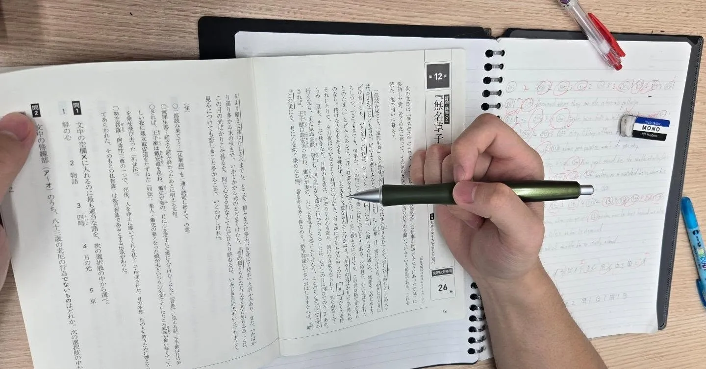 夏期講習みんな頑張っています。