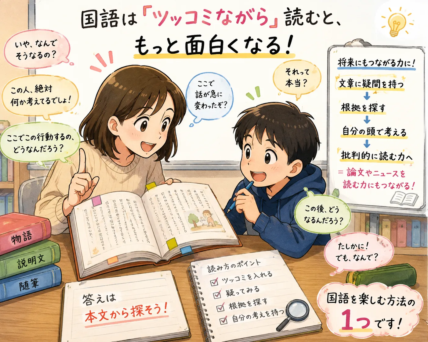 効果的な本読み（読書）の提案～天王寺の個別指導・学習塾ルートのすすめ～